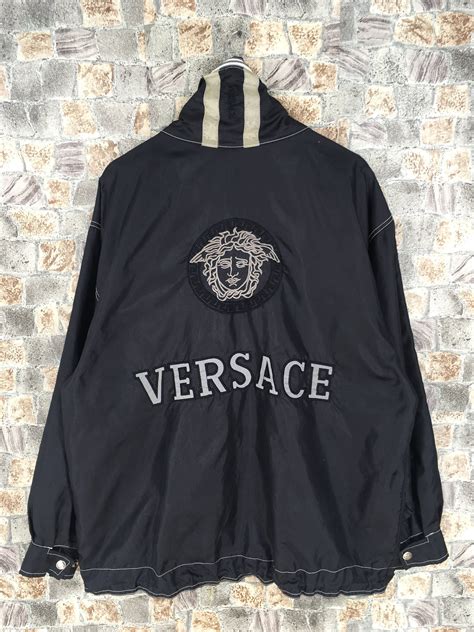 versace jeans black wool blend coat|Versace Jeans couture jacket.